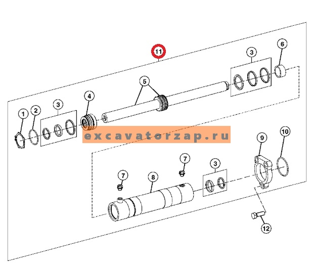 Запчасти для John Deere 315SK/325J/325K