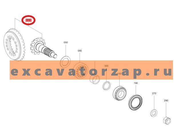 Запчасти для John Deere 315SK/325J/325K