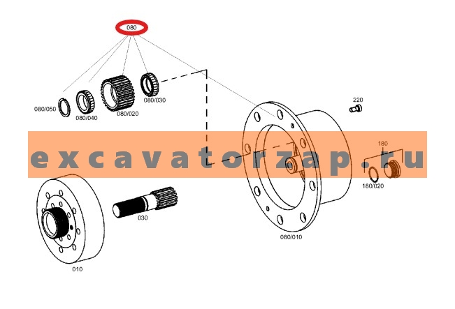Запчасти для John Deere 315SK/325J/325K