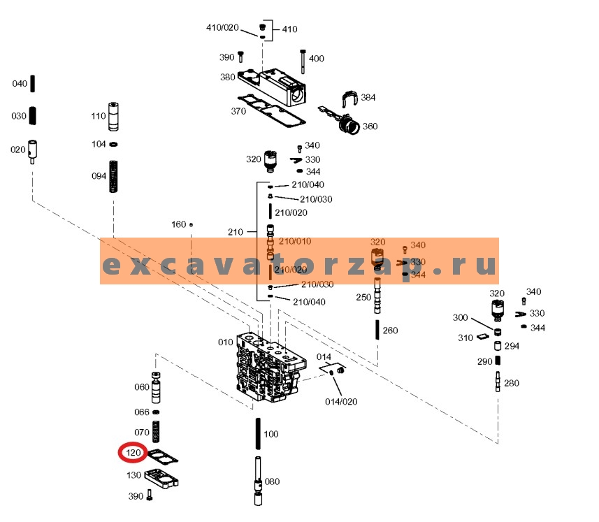 Запчасти Hidromek 102B/102S