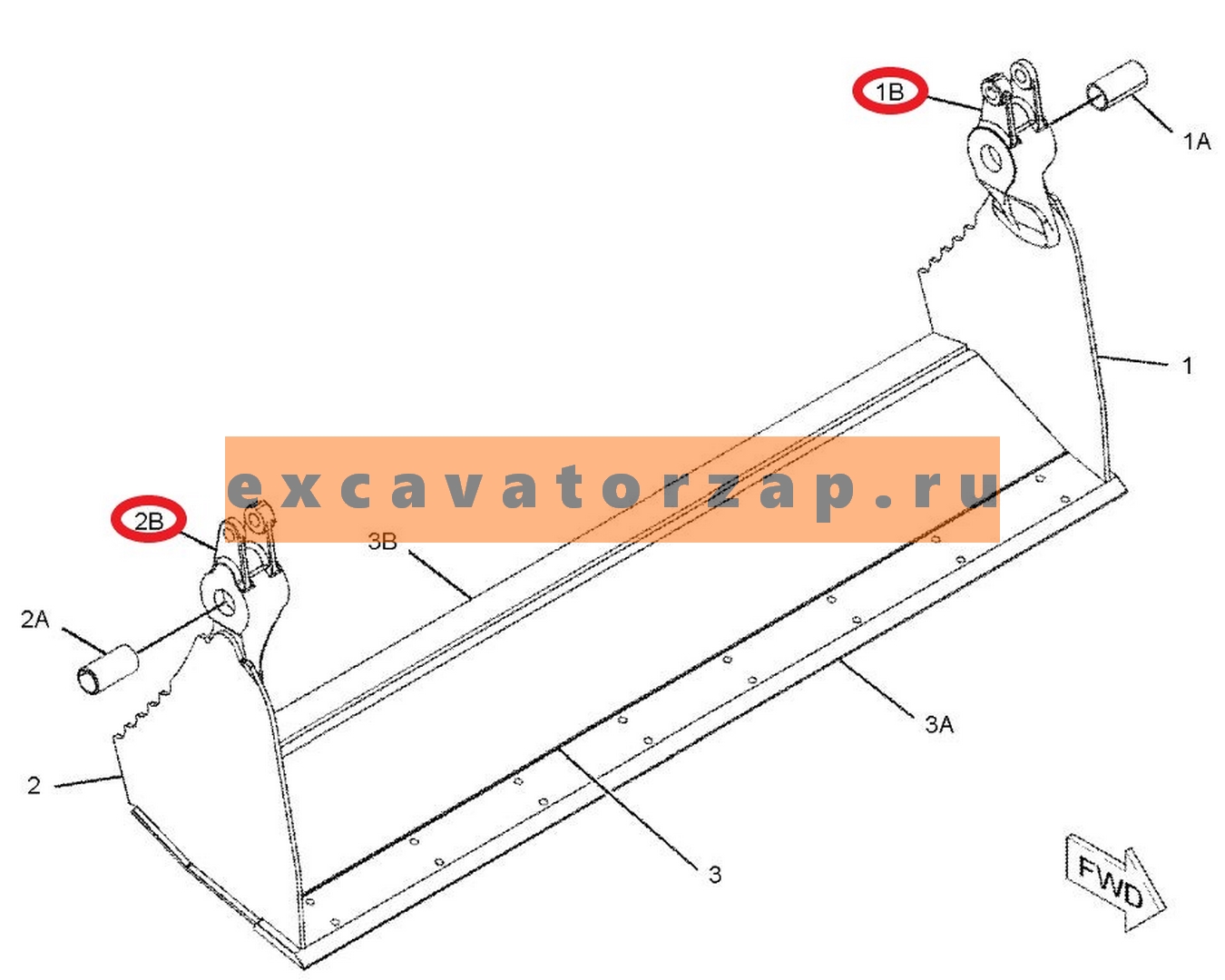 Шарнир челюсти ковша 9R-5294, 9R5294 экскаватора погрузчика CAT428, CAT432, CAT434, CAT444